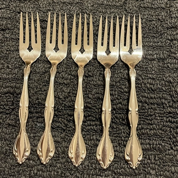 Oneida Cantata Community Stainless Salad Forks (5)